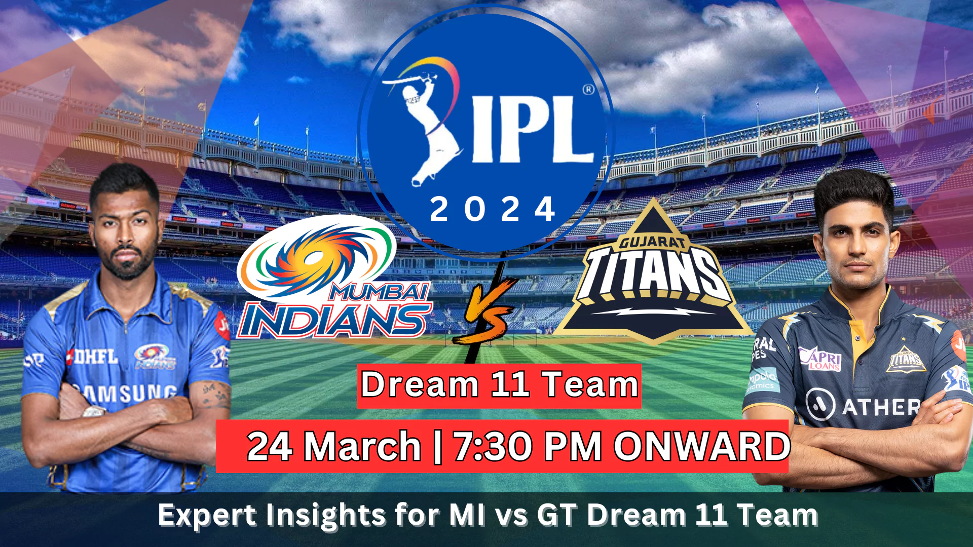 GT vs MI Dream11 Prediction