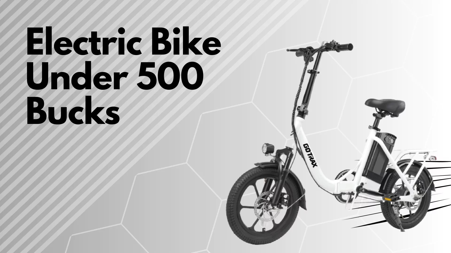 Electric Bike Under 500 Dollars