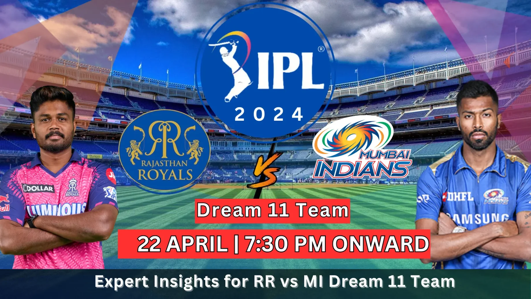 RR vs MI Dream11 Prediction