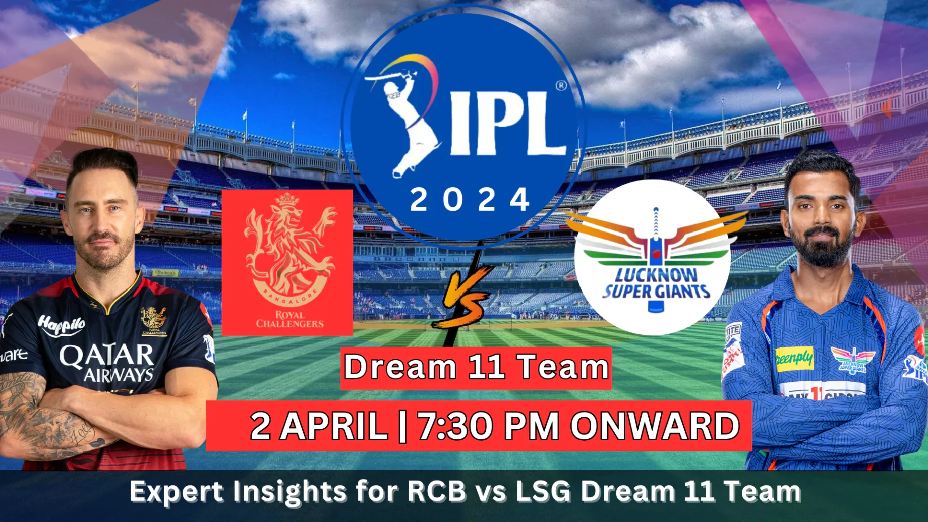 RCB vs LSG Dream11 Prediction