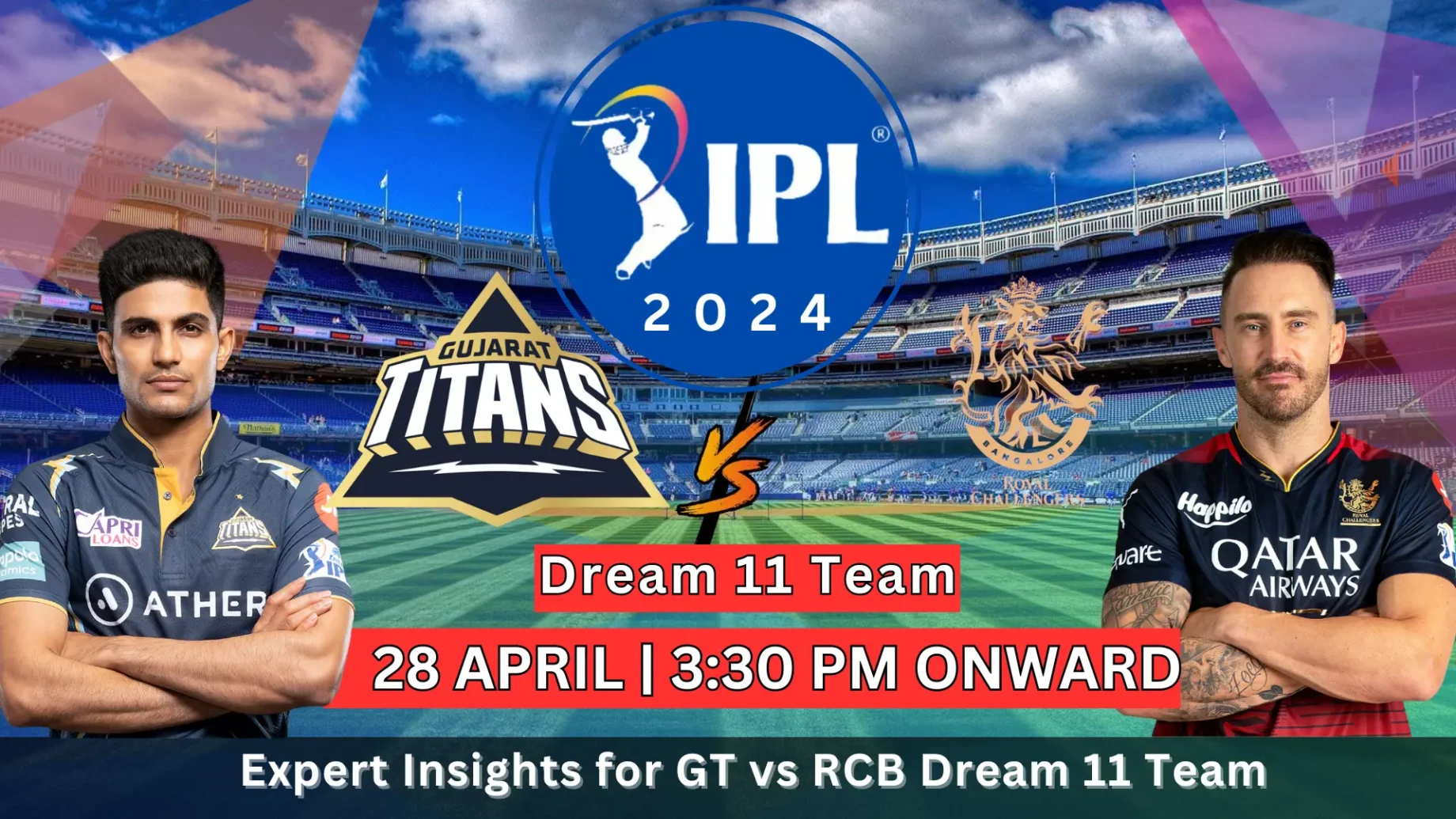 GT vs RCB Dream11 Prediction