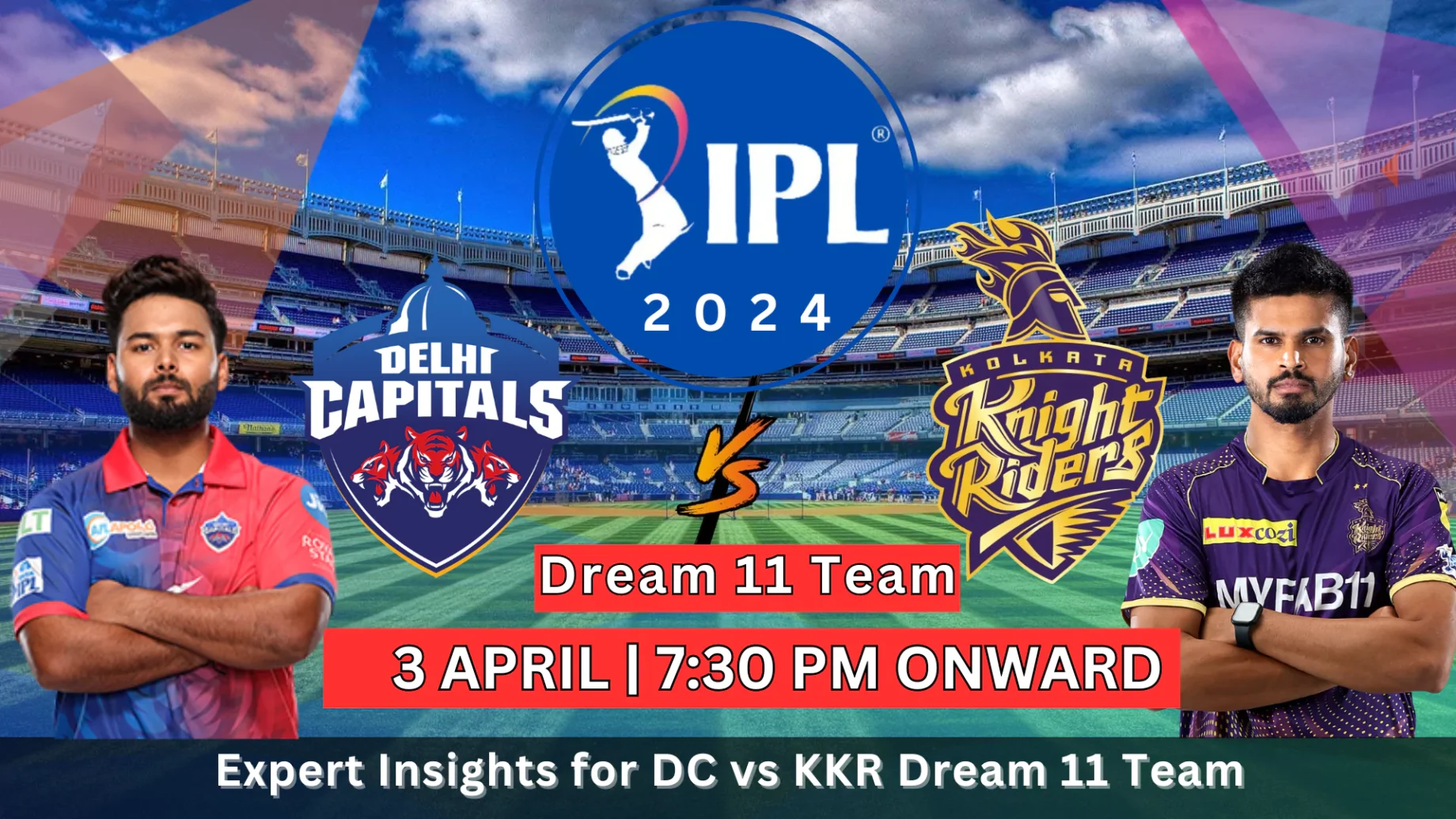 DC vs KKR Dream11 Prediction