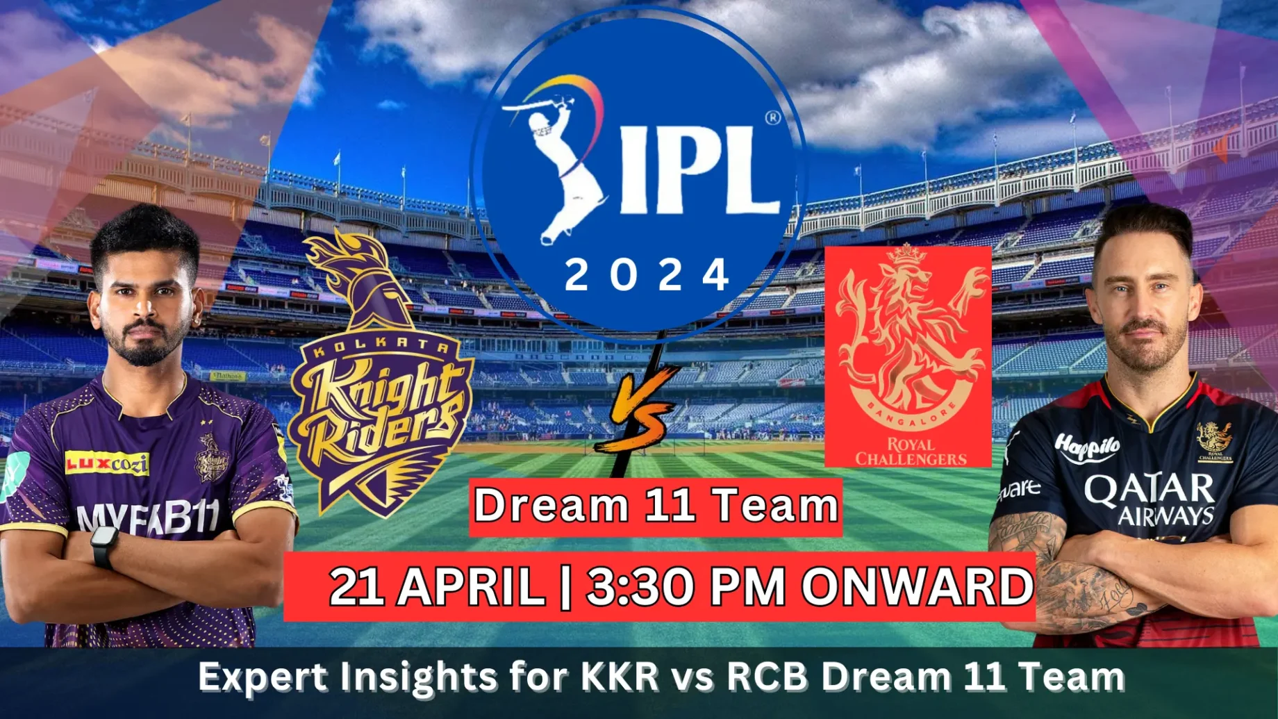 KKR vs RCB Dream11 Prediction