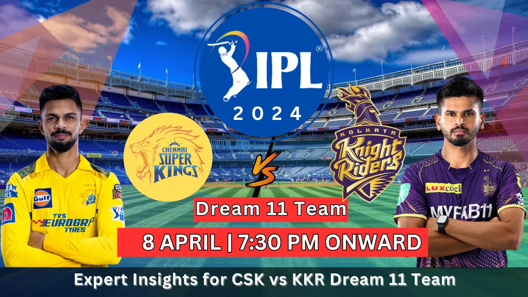 CSK vs KKR Dream11 Prediction