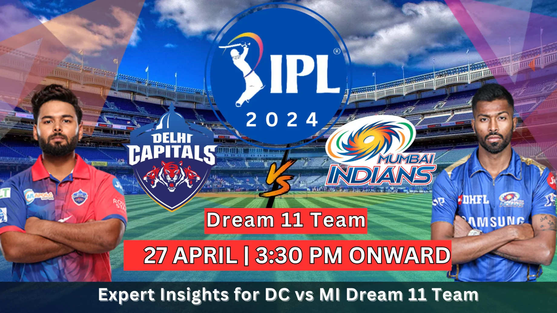 DC vs MI Dream11 Prediction