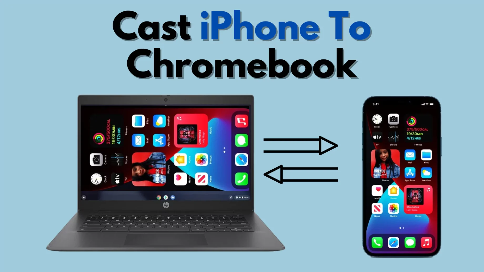 How to cast iPhone to Chromebook