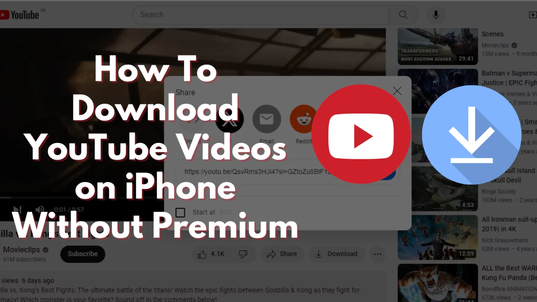 How To Download YouTube Videos on iPhone Without Premium