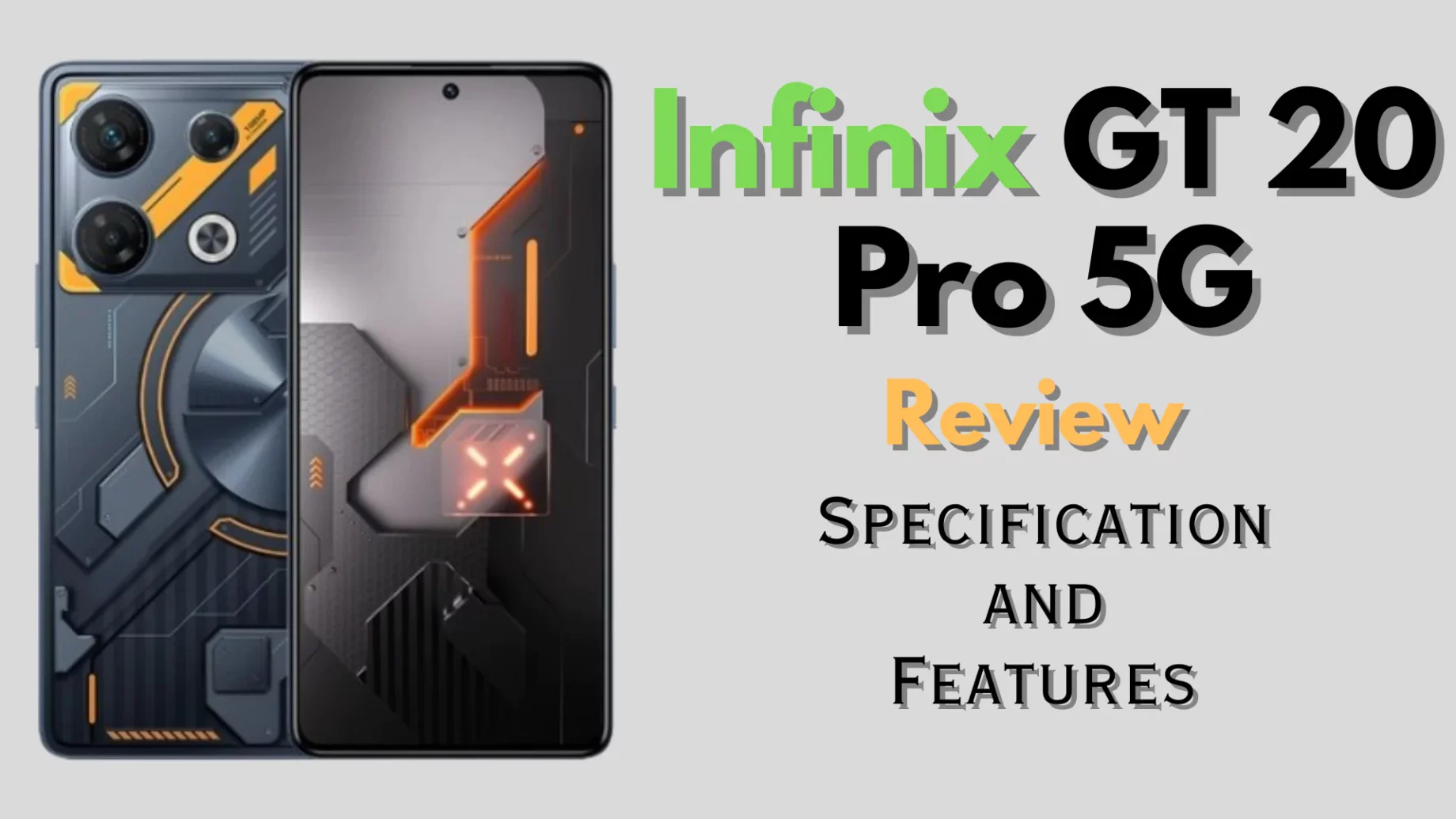 Infinix GT 20 Pro 5G