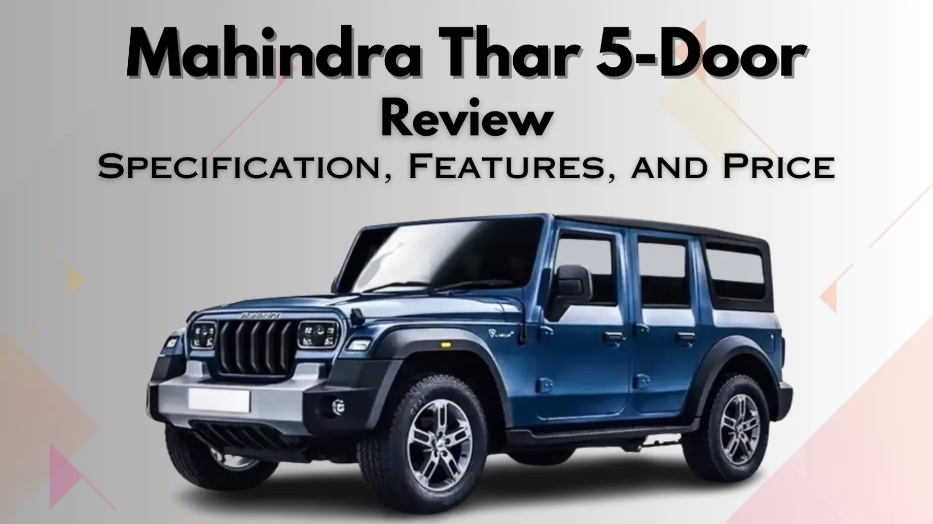 Mahindra Thar 5-Door