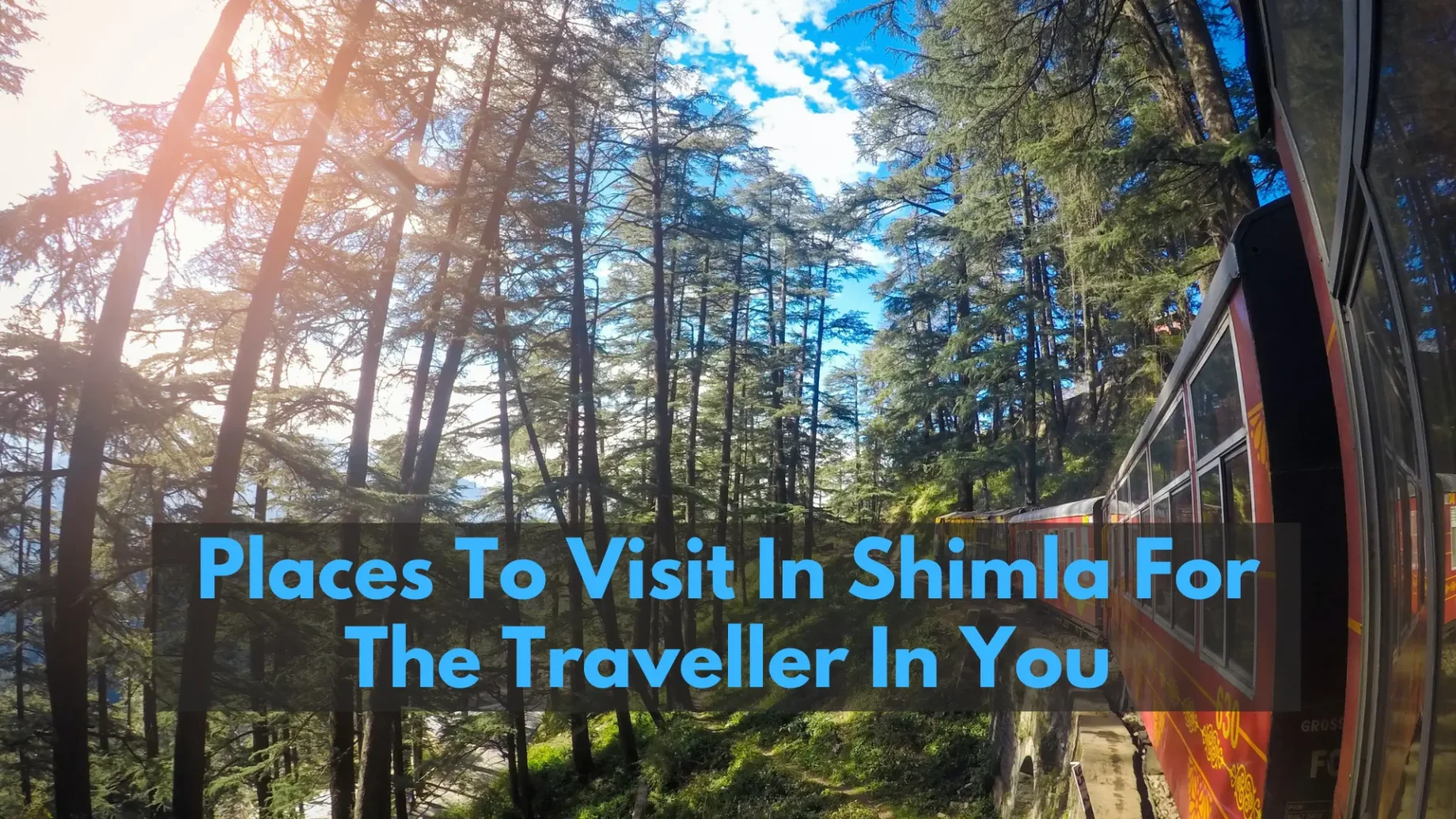 Places to Visit in Shimla for the Traveller in you